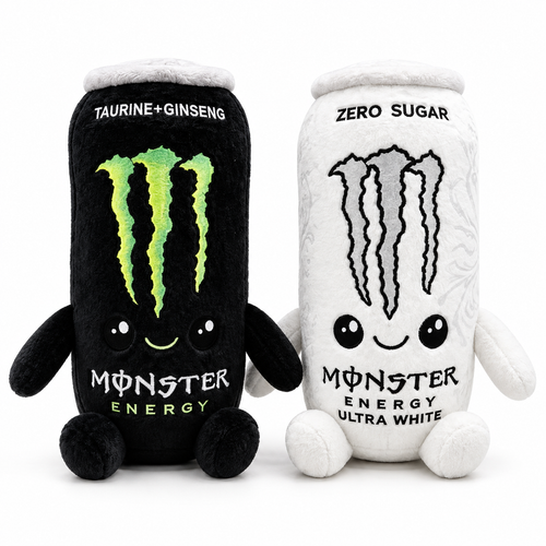 Monster Energy Drink Can Plush Toy