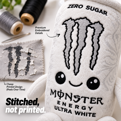 Monster Energy Drink Can Plush Toy