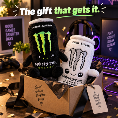 Monster Energy Drink Can Plush Toy