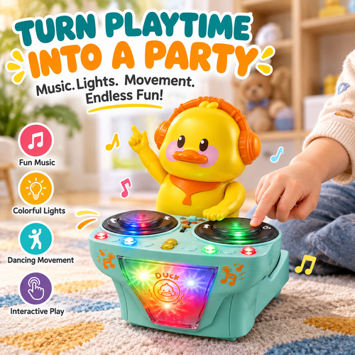 Interactive DJ Dancing Duck Toy 🐥