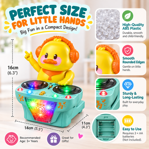 Interactive DJ Dancing Duck Toy 🐥