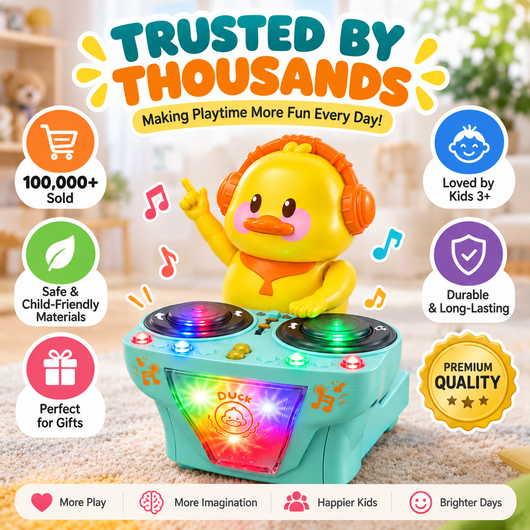 Interactive DJ Dancing Duck Toy 🐥