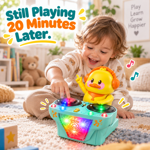 Interactive DJ Dancing Duck Toy 🐥