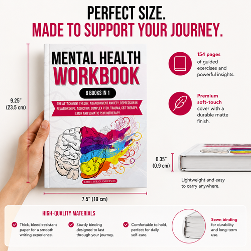 Mental Health Workbook (6 Books in 1)