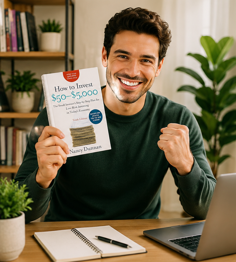 😄 AFTER📖 Learning investing in plain English💵 Investing confidently with any budget🧠 Making informed financial decisions📈 Building wealth one step at a time🌱 Creating a stronger financial future