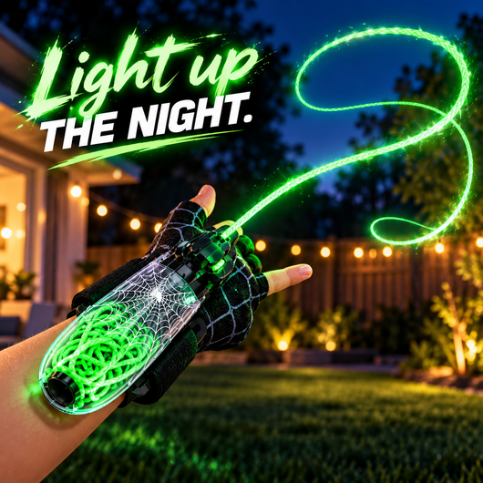 Web Shooter – Light-Up Rope Launcher