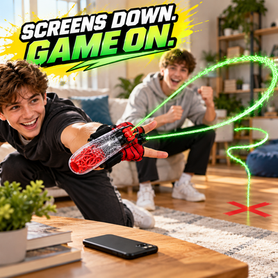 Web Shooter – Light-Up Rope Launcher