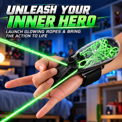 Web Shooter – Light-Up Rope Launcher