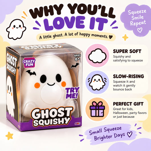 Crazy Fun Ghost 👻Squishy