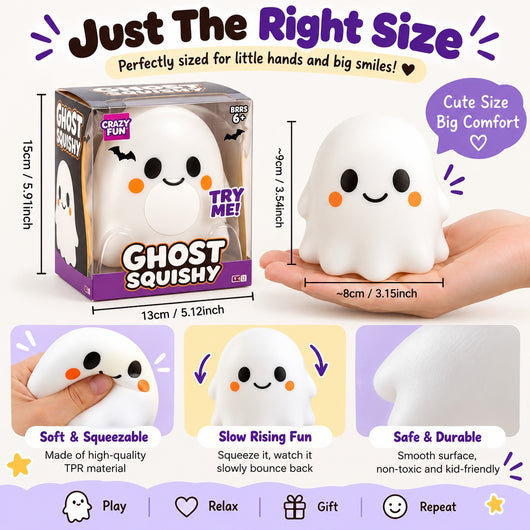 Crazy Fun Ghost 👻Squishy